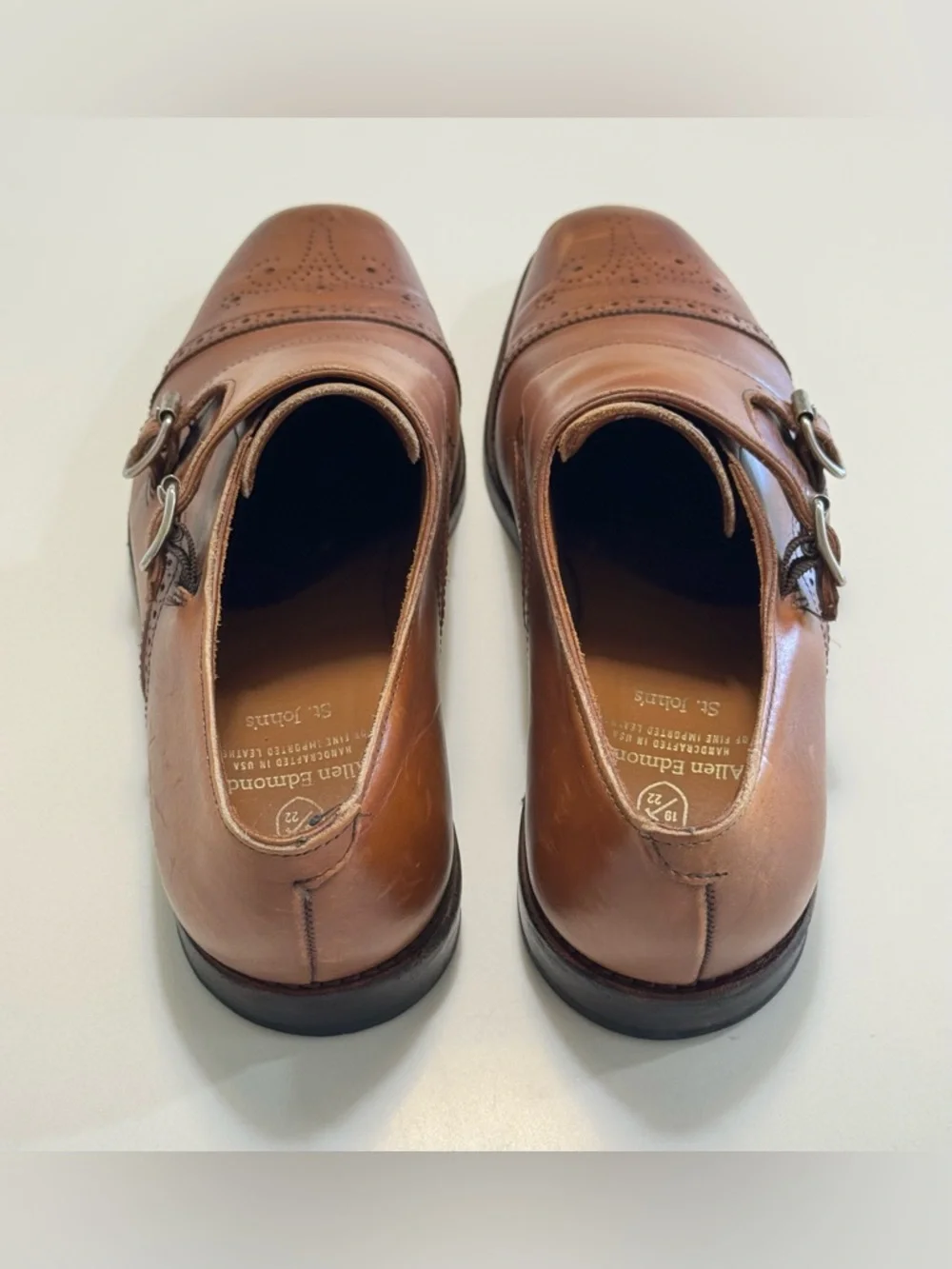 Allen Edmonds Men Dress Shoes (Verona/St. John’s) Size 9.5D Brown/Black Lot Of 2 - Picture 3 of 16